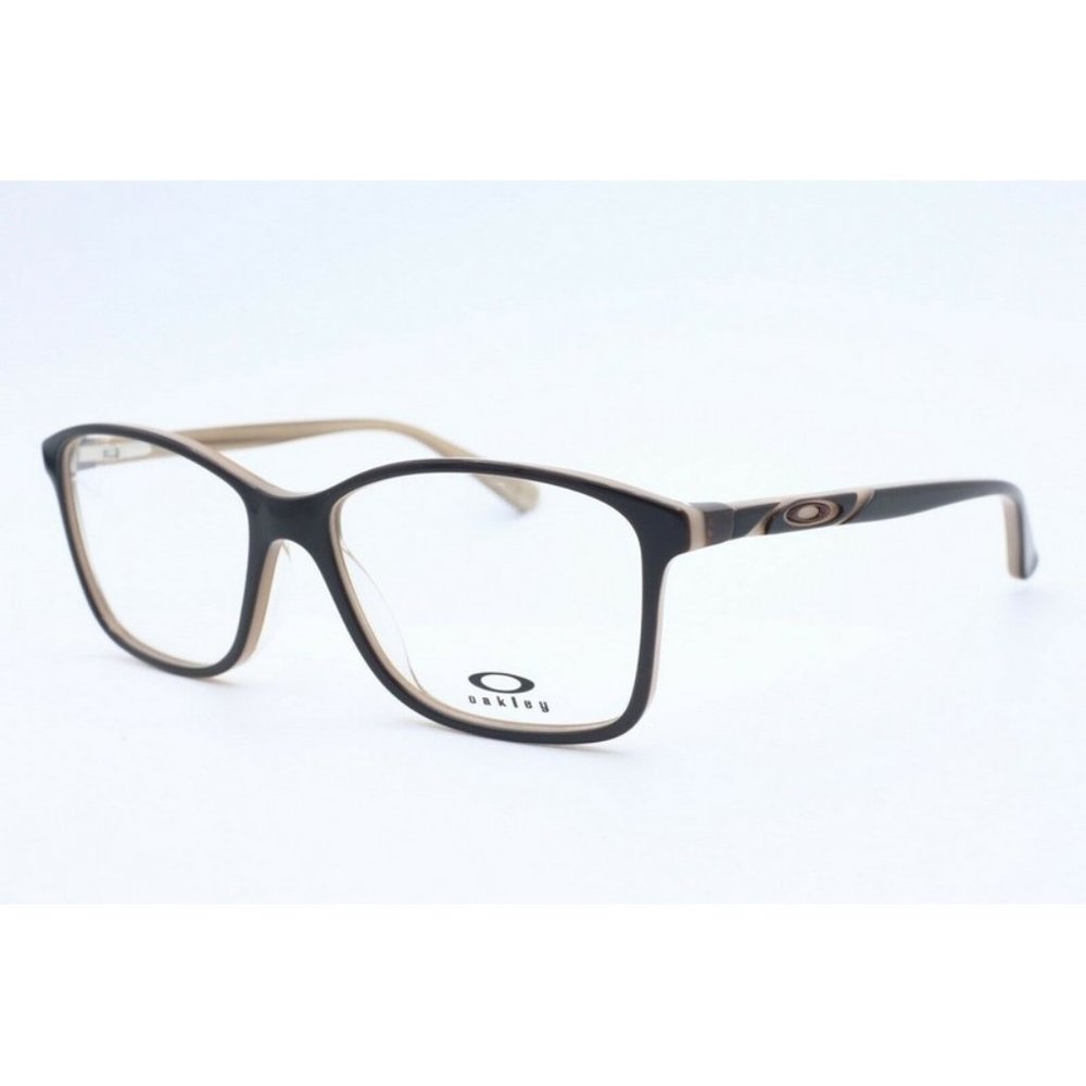 New Oakley OX 1098-0153 Square Brown Quartz Eyeglasses Lenses 53mm